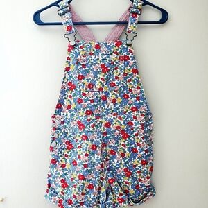 Mini Boden Colorful Floral Kids Overalls
